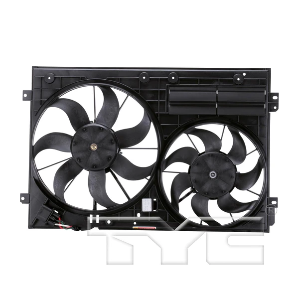 Dual Radiator and Condenser Fan Assembly - TYC 622830