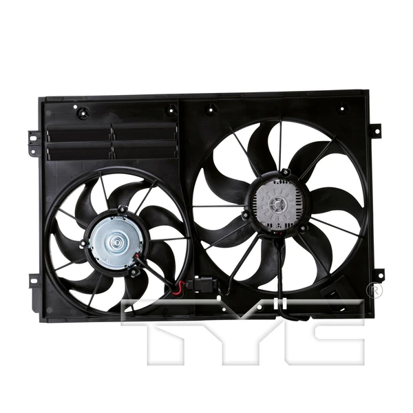 Dual Radiator and Condenser Fan Assembly - TYC 622830