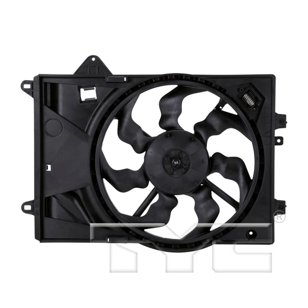 Dual Radiator and Condenser Fan Assembly - TYC 622840