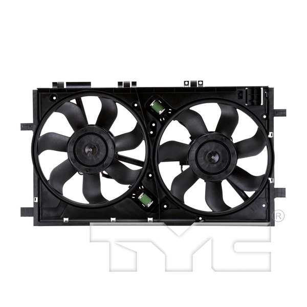 Dual Radiator and Condenser Fan Assembly - TYC 622860