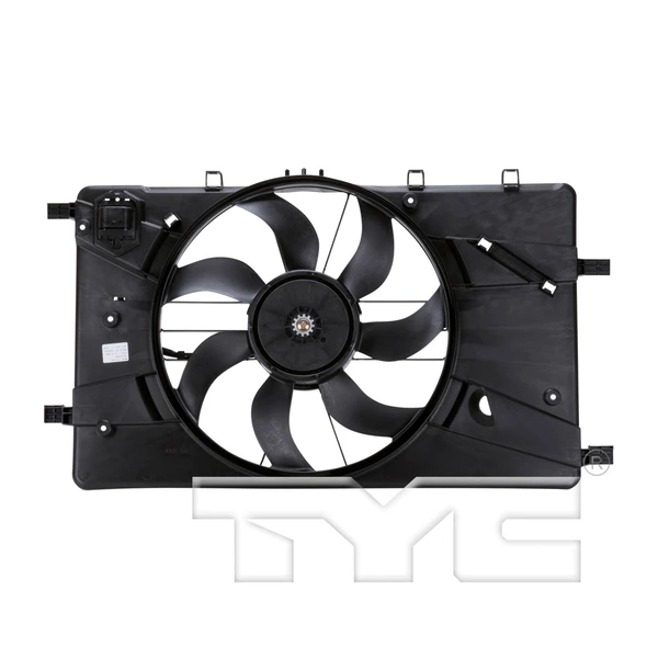 Dual Radiator and Condenser Fan Assembly - TYC 622890