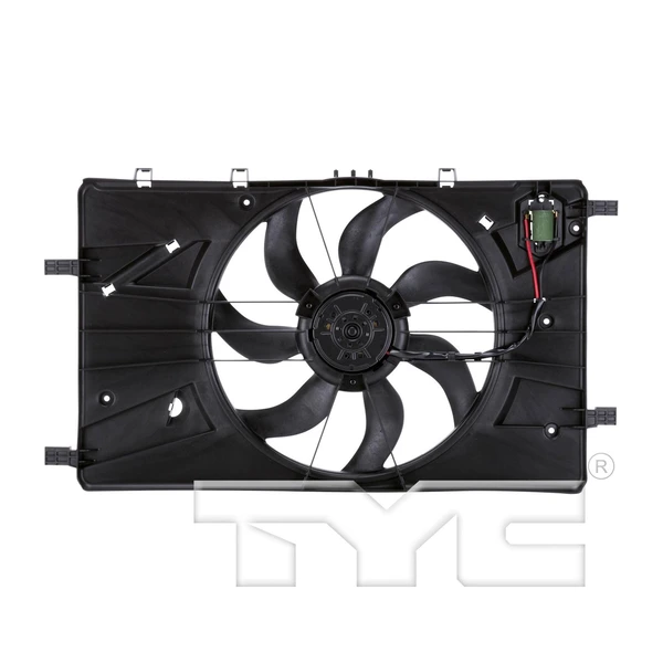 Dual Radiator and Condenser Fan Assembly - TYC 622890