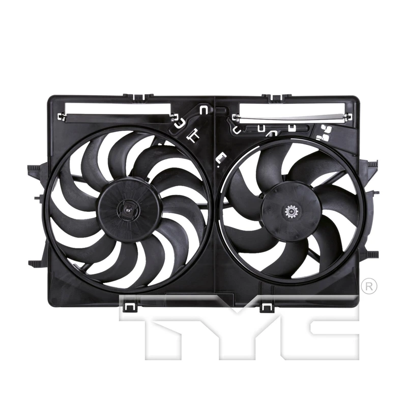 Dual Radiator and Condenser Fan Assembly - TYC 622940