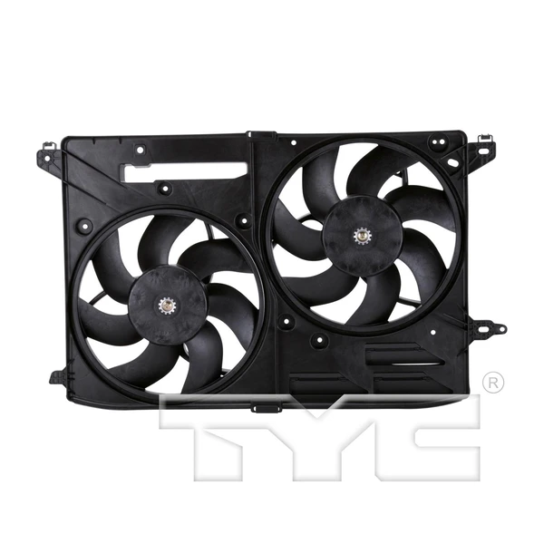 Dual Radiator and Condenser Fan Assembly - TYC 623000
