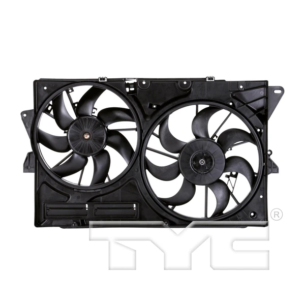 Dual Radiator and Condenser Fan Assembly - TYC 623040