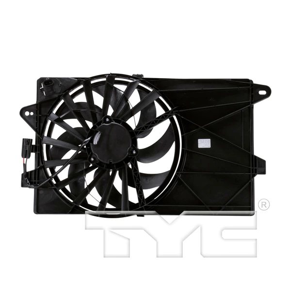 Dual Radiator and Condenser Fan Assembly - TYC 623050