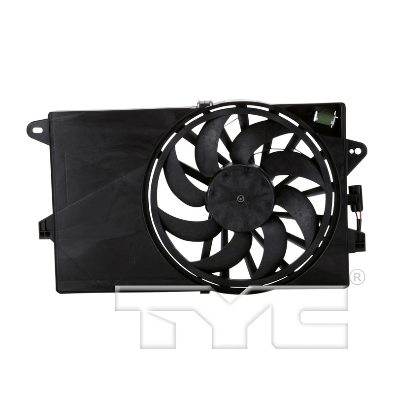 Dual Radiator and Condenser Fan Assembly - TYC 623050