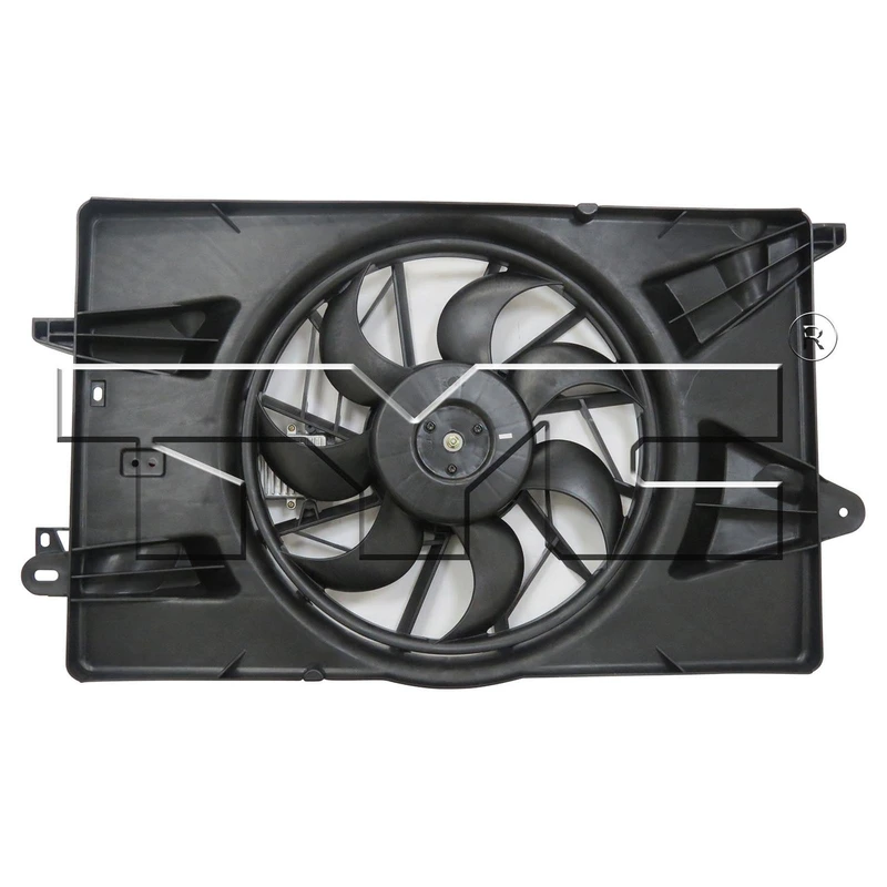 Dual Radiator and Condenser Fan Assembly - TYC 623340