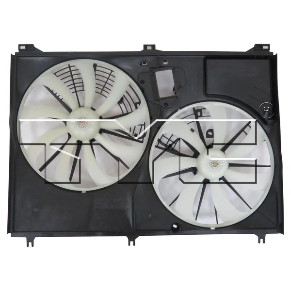 Dual Radiator and Condenser Fan Assembly - TYC 623380