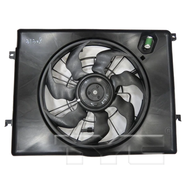 Dual Radiator and Condenser Fan Assembly - TYC 623900