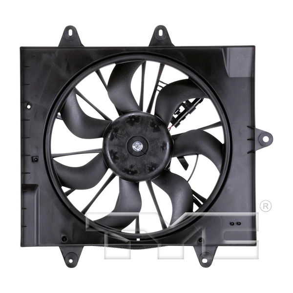 Dual Radiator and Condenser Fan Assembly - TYC 623910