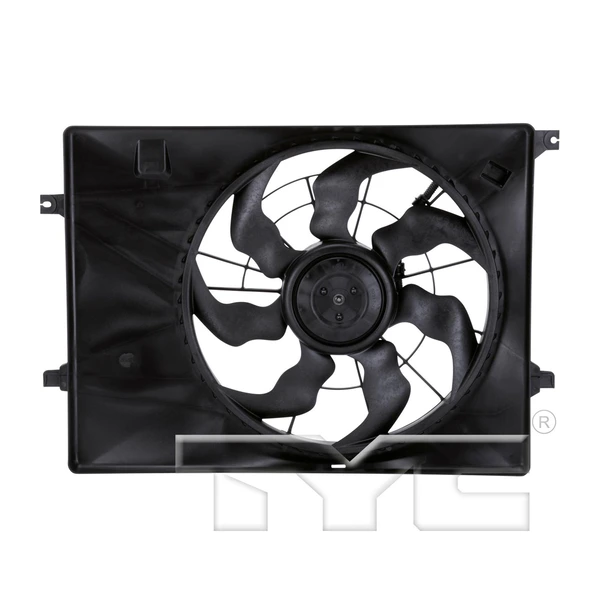Dual Radiator and Condenser Fan Assembly - TYC 623920