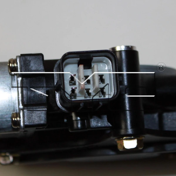 Window Motor and Regulator Assembly - Front Right Passenger Side - TYC 660125