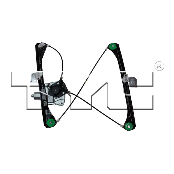 Window Motor and Regulator Assembly - Front Right Passenger Side - TYC 660171