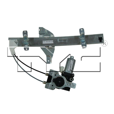 Window Motor and Regulator Assembly - Rear Right Passenger Side - TYC 660211
