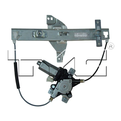 Window Motor and Regulator Assembly - Rear Right Passenger Side - TYC 660221