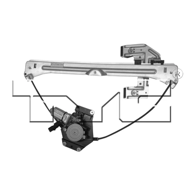 Window Motor and Regulator Assembly - Front Right Passenger Side - TYC 660341