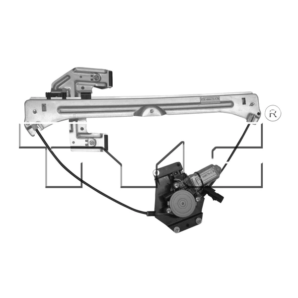 Window Motor and Regulator Assembly - Front Left Driver Side - TYC 660342