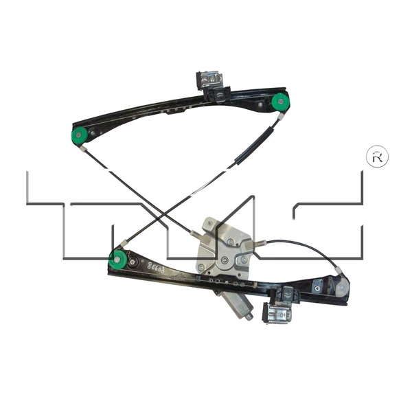 Window Motor and Regulator Assembly - Front Left Driver Side - TYC 660352