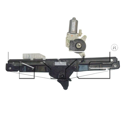 Window Motor and Regulator Assembly - Rear Right Passenger Side - TYC 660473