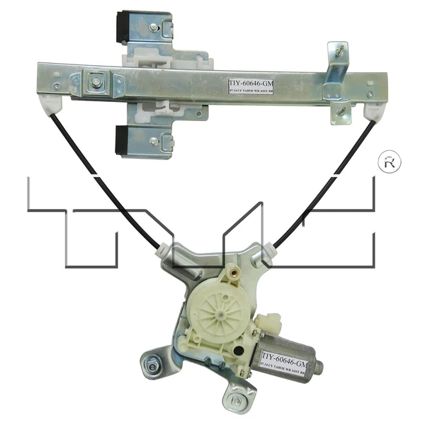 Window Motor and Regulator Assembly - Rear Right Passenger Side - TYC 660533