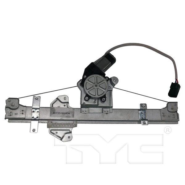Window Motor and Regulator Assembly - Front Right Passenger Side - TYC 660609