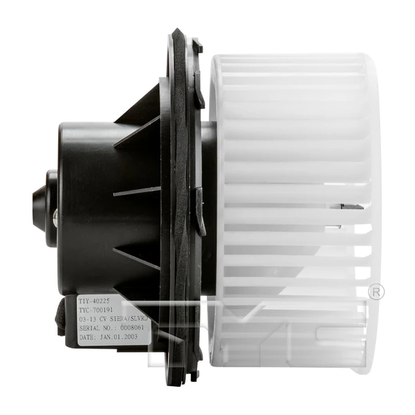 HVAC Blower Motor - Front Side - TYC 700191