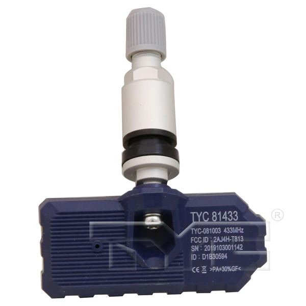 Tire Pressure Monitoring System (TPMS) Programmable Sensor - TYC 81433