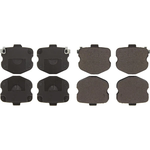 Disc Brake Pad Set - Rear Side - Centric 105.11851