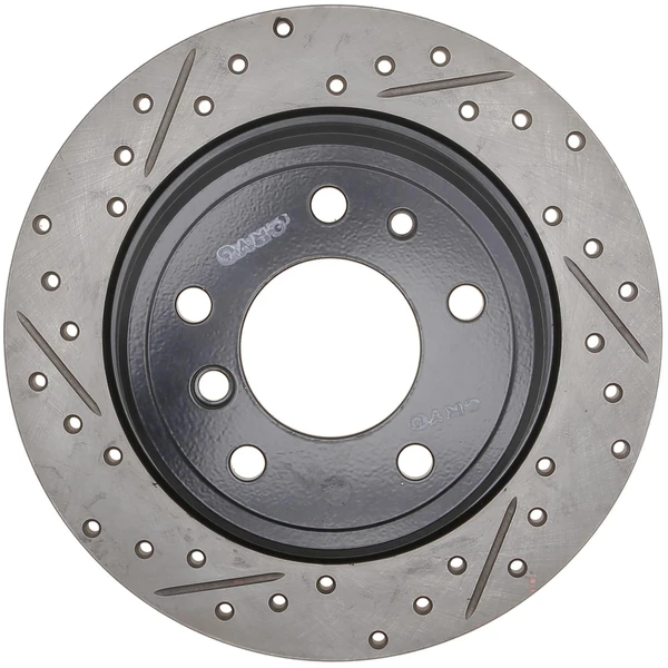 Centric 127.34025CR Brake Rotor Rear Right Passenger Side