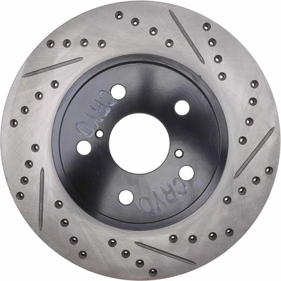 Disc Brake Rotor - Front Left Driver Side - Centric 127.44111CL