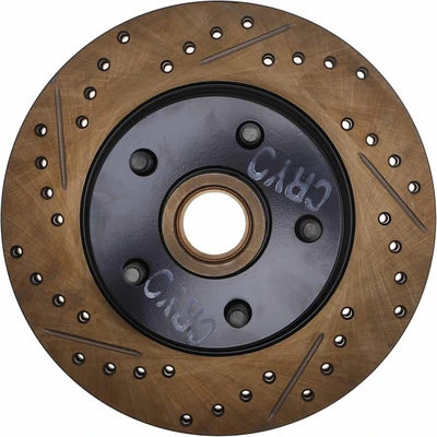 Disc Brake Rotor - Front Left Driver Side - Centric 127.61002CL