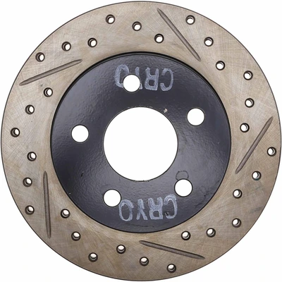 Disc Brake Rotor - Rear Left Driver Side - Centric 127.61037CL