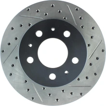 Disc Brake Rotor - Front Left Driver Side - Centric 127.61047L