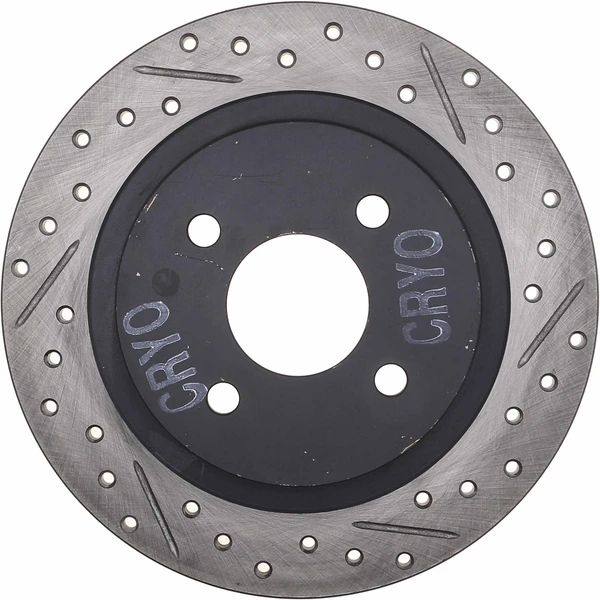 Centric 127.61074CL Brake Rotor Rear Left Driver Side