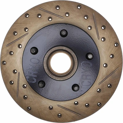 Disc Brake Rotor - Front Left Driver Side - Centric 127.62015CL