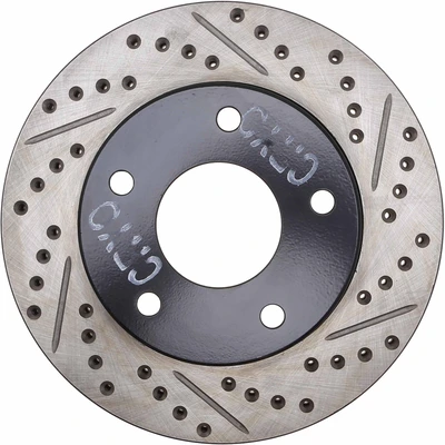 Disc Brake Rotor - Rear Left Driver Side - Centric 127.62016CL