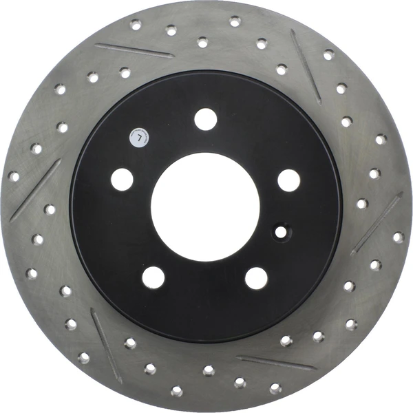 Centric 127.62101L Brake Rotor Rear Left Driver Side