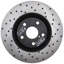 Disc Brake Rotor - Front Left Driver Side - Centric 128.44184CL