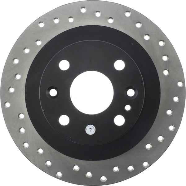 Centric 128.45041L Brake Rotor Rear Left Driver Side