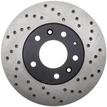 Disc Brake Rotor - Front Left Driver Side - Centric 128.45063CL
