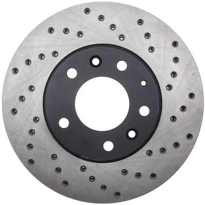 Disc Brake Rotor - Front Left Driver Side - Centric 128.45063CL