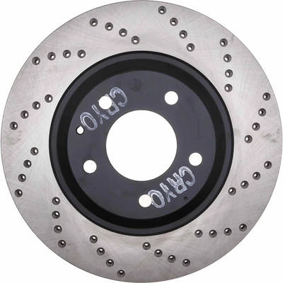 Disc Brake Rotor - Rear Left Driver Side - Centric 128.45072CL