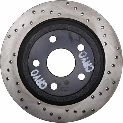 Disc Brake Rotor - Rear Left Driver Side - Centric 128.58007CL