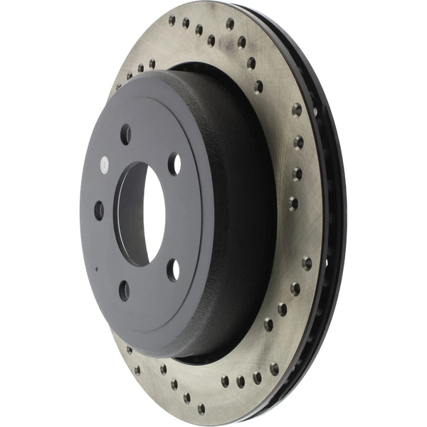 Centric 128.61073L Brake Rotor Rear Left Driver Side