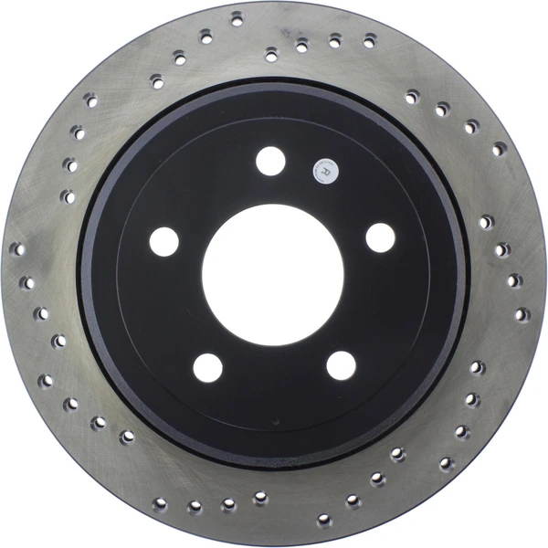 Centric 128.61073R Brake Rotor Rear Right Passenger Side