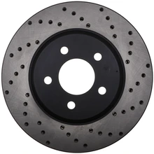 Disc Brake Rotor - Front Left Driver Side - Centric 128.61086CL