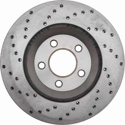 Disc Brake Rotor - Front Left Driver Side - Centric 128.61086L