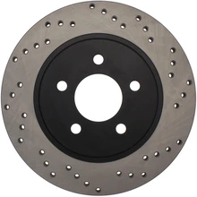 Disc Brake Rotor - Rear Left Driver Side - Centric 128.61087CL