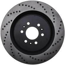 Disc Brake Rotor - Rear Left Driver Side - Centric 128.62076CL